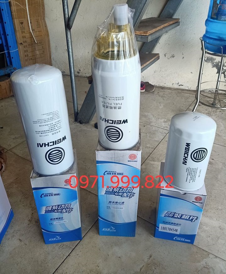 Lọc dầu, lọc nhớt xe Weichai chính hãng