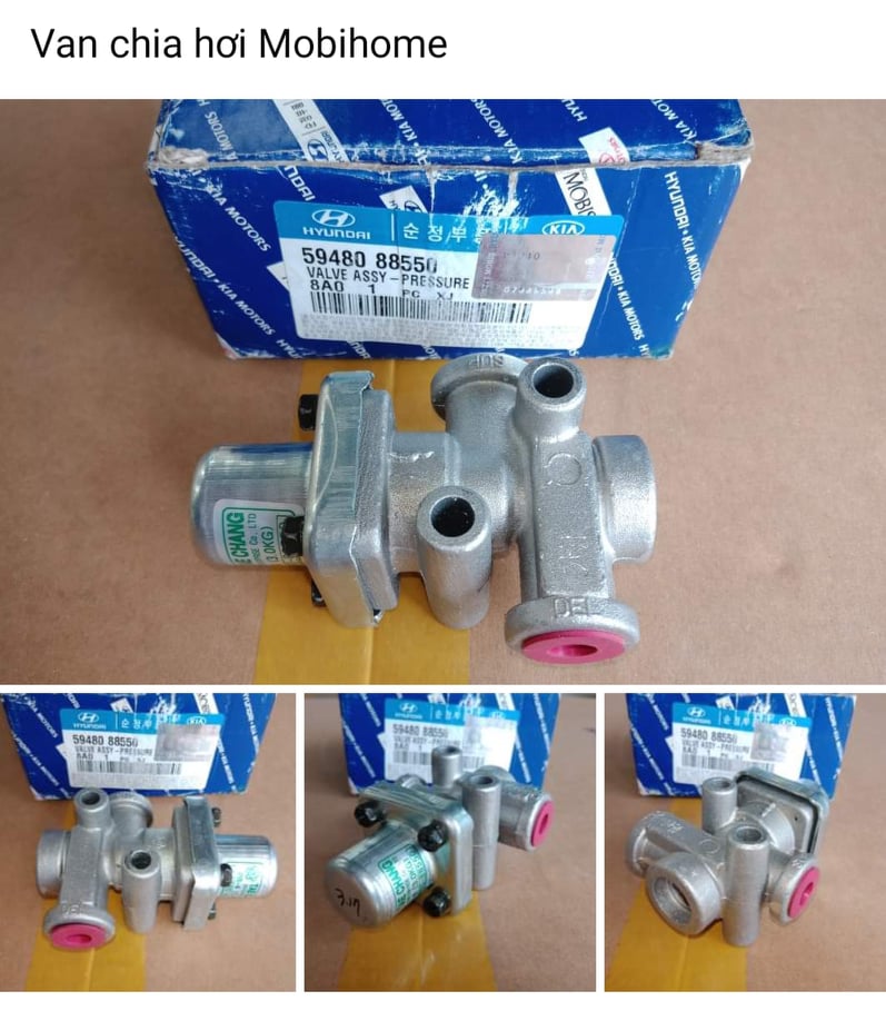 Van chia hơi mobihome, Thaco Tb120 , Weichai