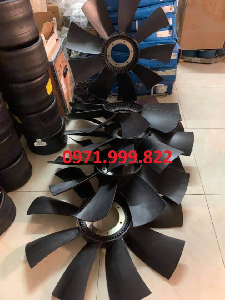 Cánh quạt két nước làm mát Thaco Tb79, Tb82, Tb85, Tb120, Mobihome, Weichai, Giường nằm chính hãng