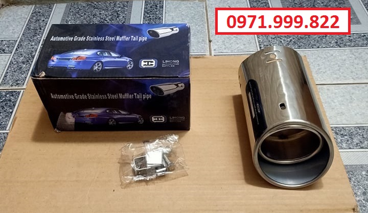 Chụp đuôi bô inox xe County