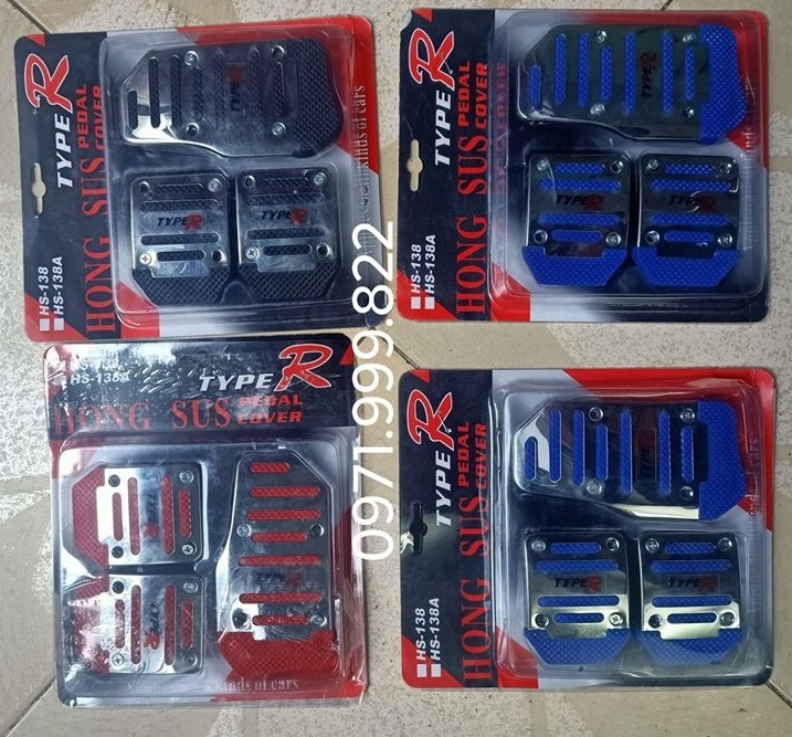 Ốp chân côn, chân phanh, chân ga xe County