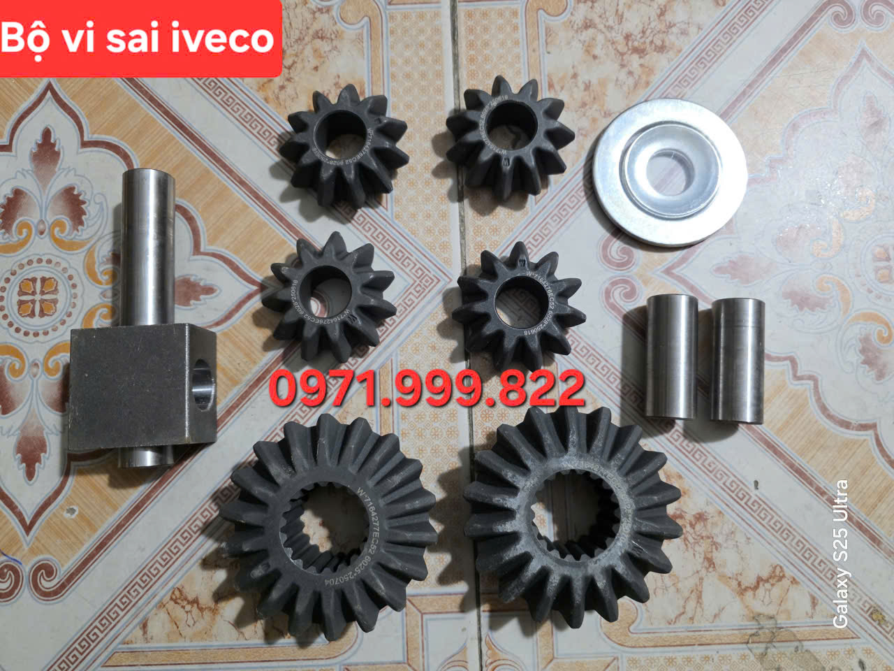 Bộ vi sai iveco 16 chỗ 19 chỗ chính hãng